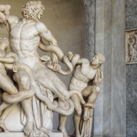 Learn the tragic tale of the Laocoon in the Octagonal Courtyard
