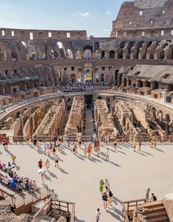 Colosseum with Gladiator Arena Floor, Forum and Palatine Hill Semi-Private Tour